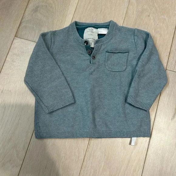 Zara light blue sweater - Picture 1 of 4